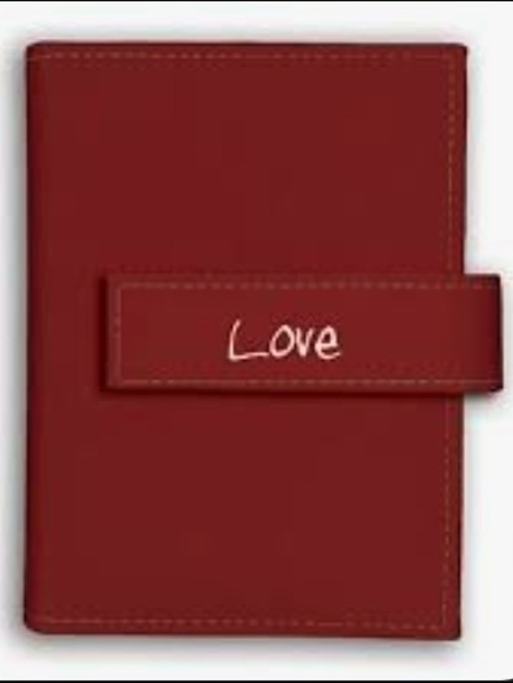 PIONEER Red Folio Photo Album with Love Strap Velcro Closure Cute Adorable